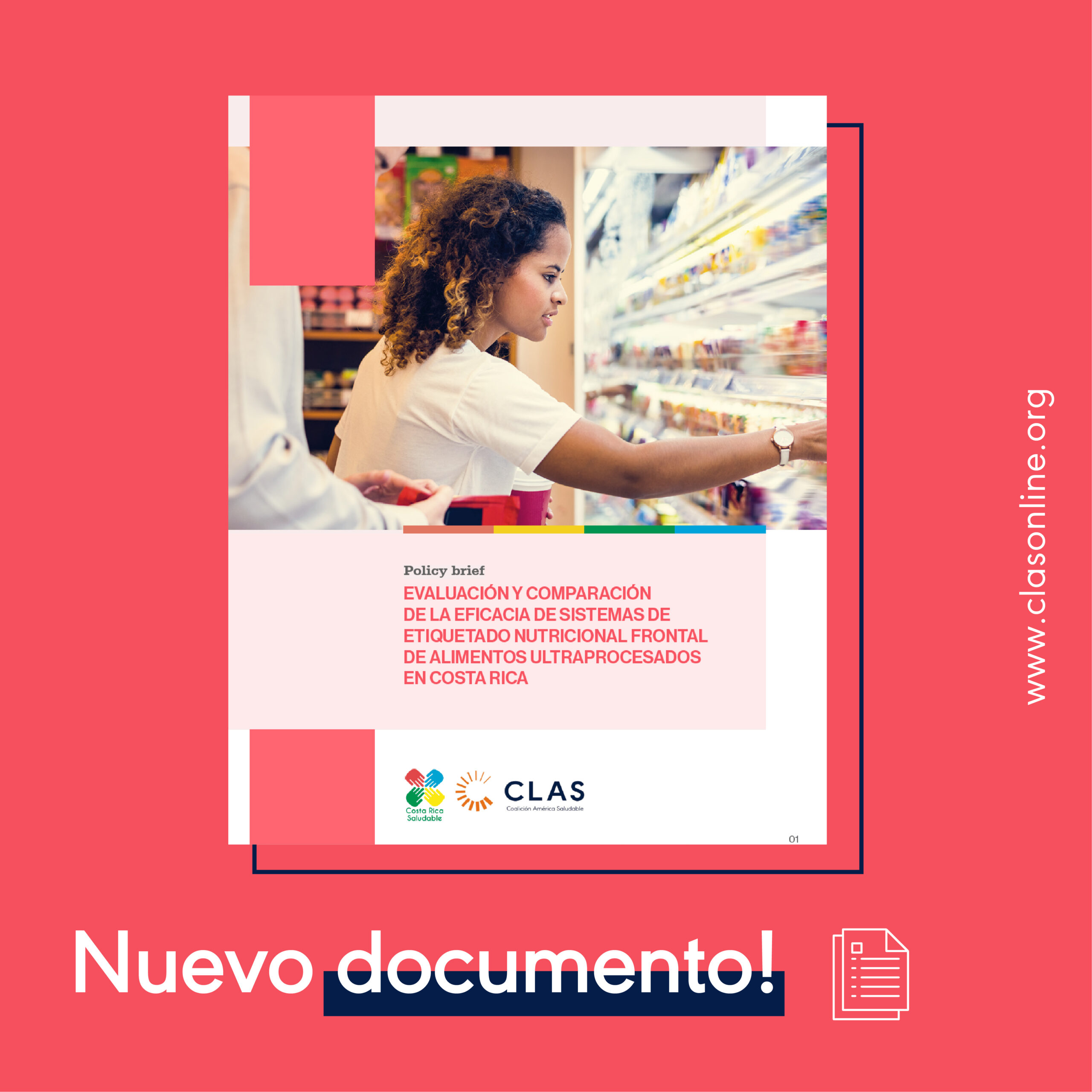 Policy Brief sobre Etiquetado Frontal Nutricional en Costa Rica